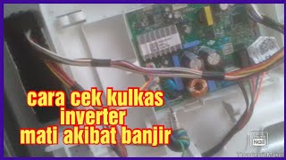 cara cek kulkas lg 2 pintu inverter mati kena banjir