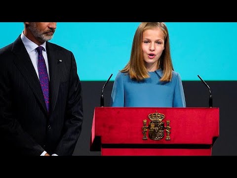 Video: Prinzessin Leonor Sorgt In Ihrer Rede In Vier Sprachen Für Aufsehen