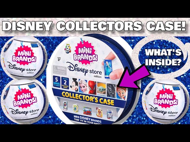 5 Surprise Mini Brands! Disney Store Edition Collector Case (5 Minis To  Unbox (2 Are Exclusives!})