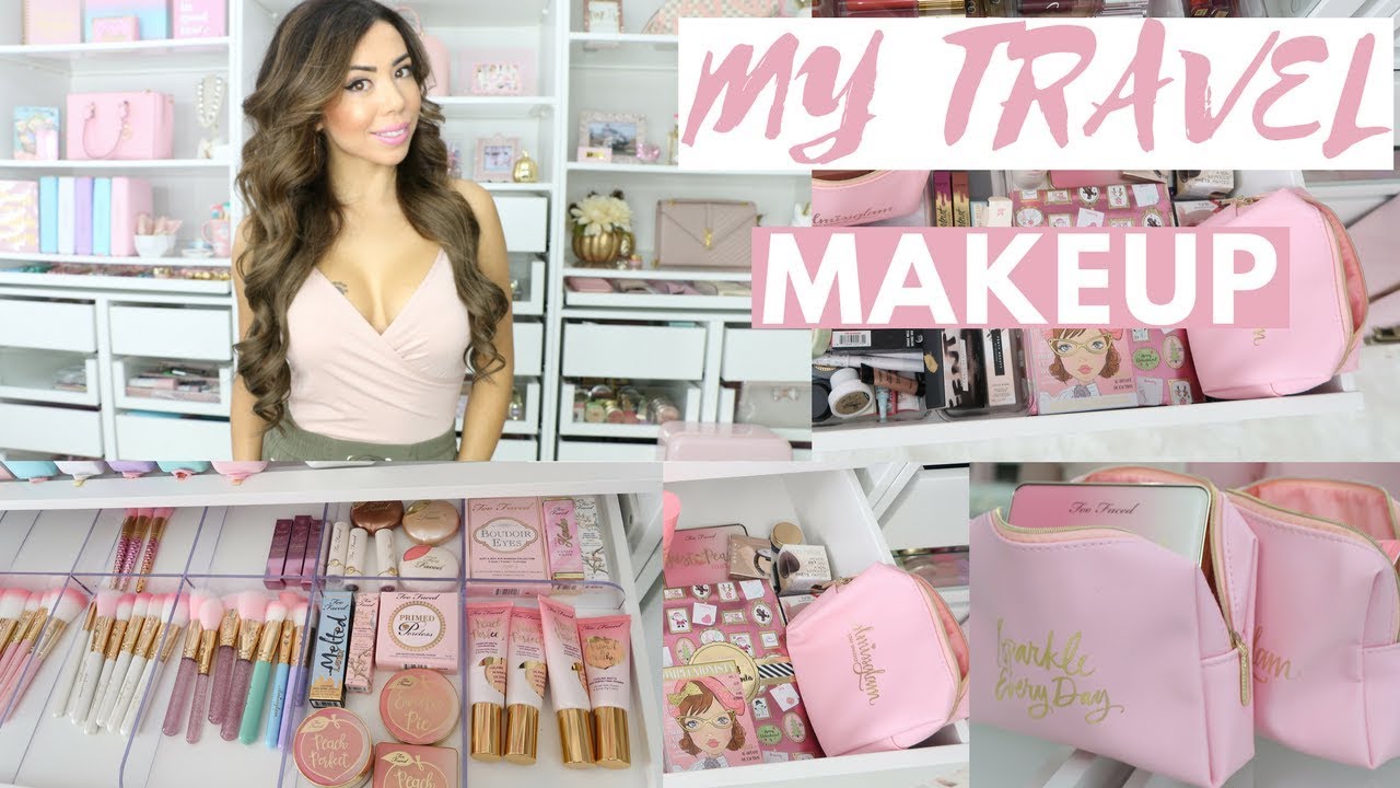 WHATS IN MY TRAVEL MAKEUP BAG FOR NEW YORK CITY?🌟💕
