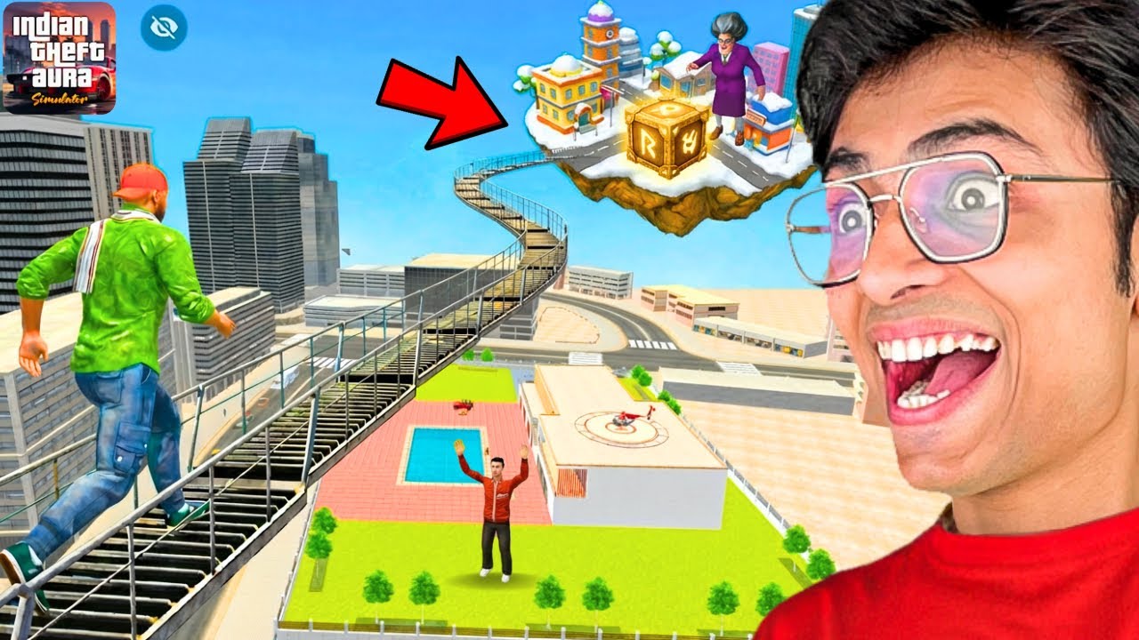 INDIAN THEFT AUTO Jack Found Secret Stairs to HEAVEN😱 SKY CITY