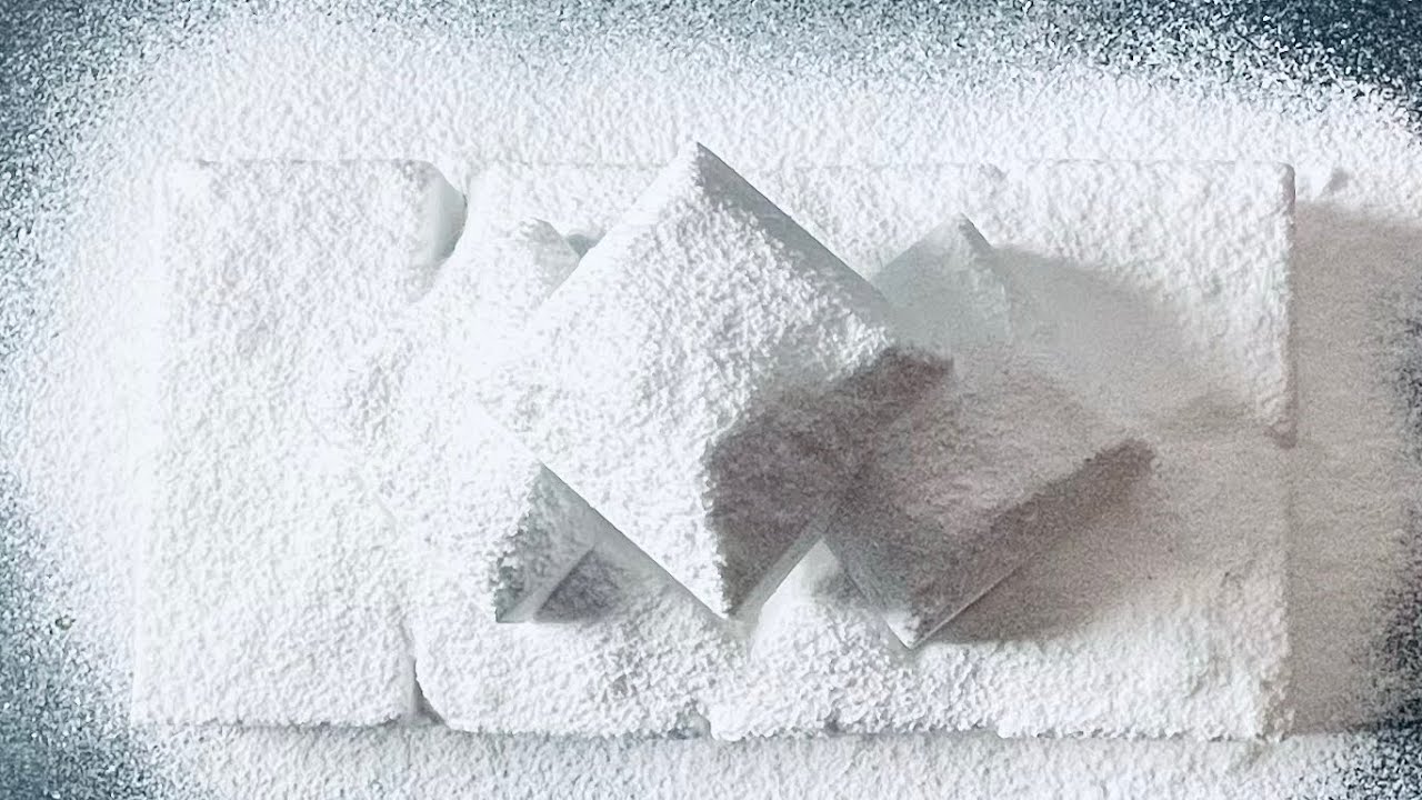 Gym Chalk Powder topped Fresh Blocks of Plain Jane Chalkness - YouTube