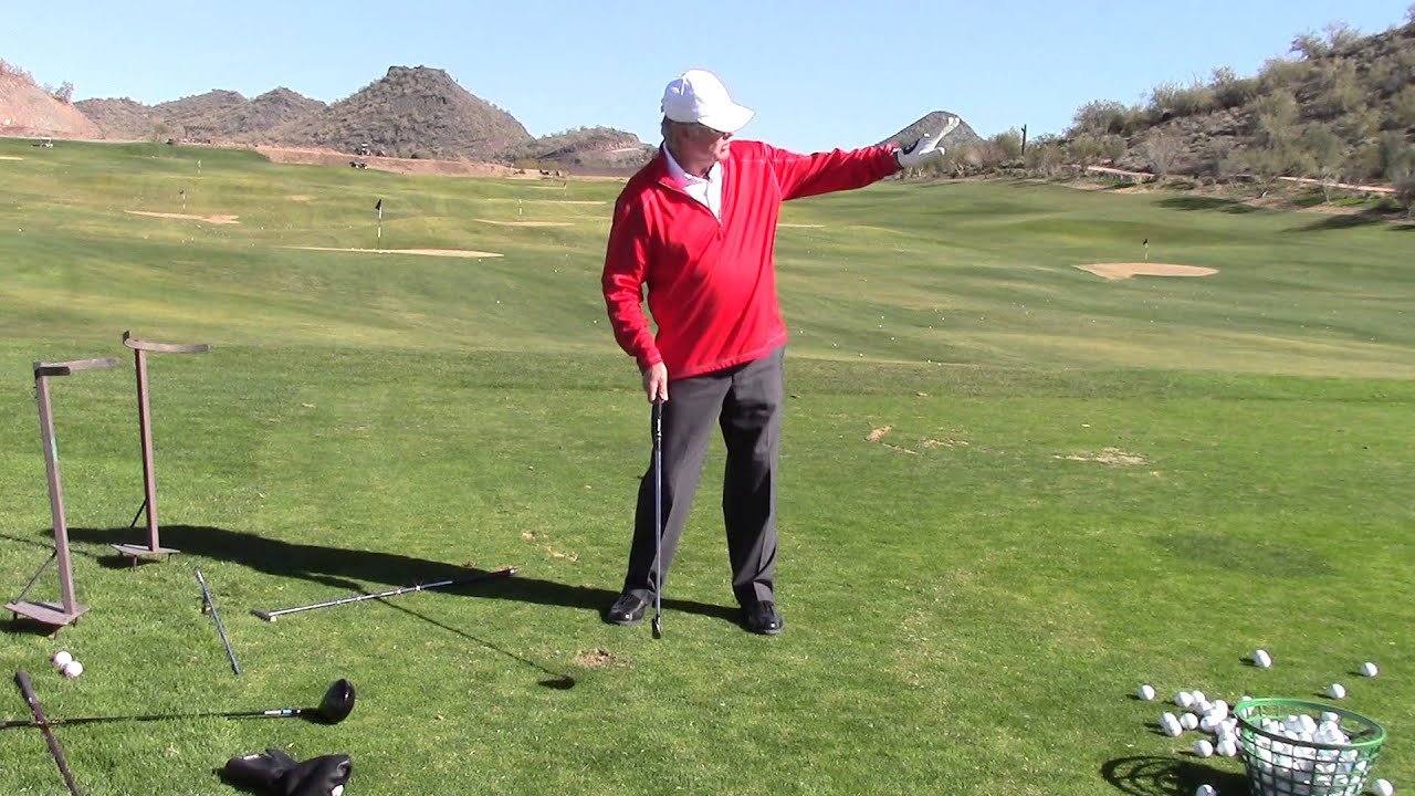 How to Start and Finish the Backswing in GolfOne Handed Drill
