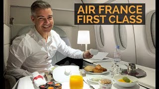 AIR FRANCE PRIMEIRA CLASSE - Paris-São Paulo - B777-300 - Experiência completa - Por Carioca NoMundo