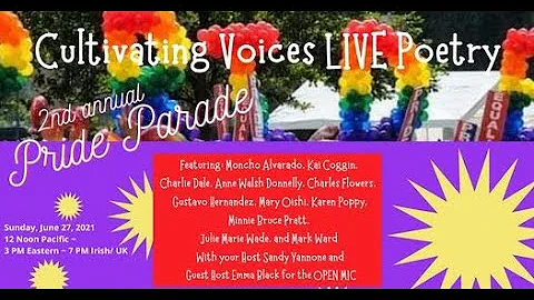 Cultivating Voices Live Poetry 2nd Annual PRIDE Parade 27Jun2021 - DayDayNews