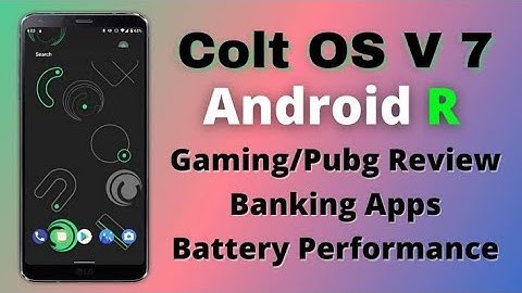 Installing colt OS android 11 gsi on Redmi 8a dual (Olivewood) tutorial
