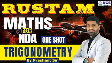 Trigonometry || NDA Maths || RUSTAM Series || By Prashant Sir #defence #defenceexam #nda