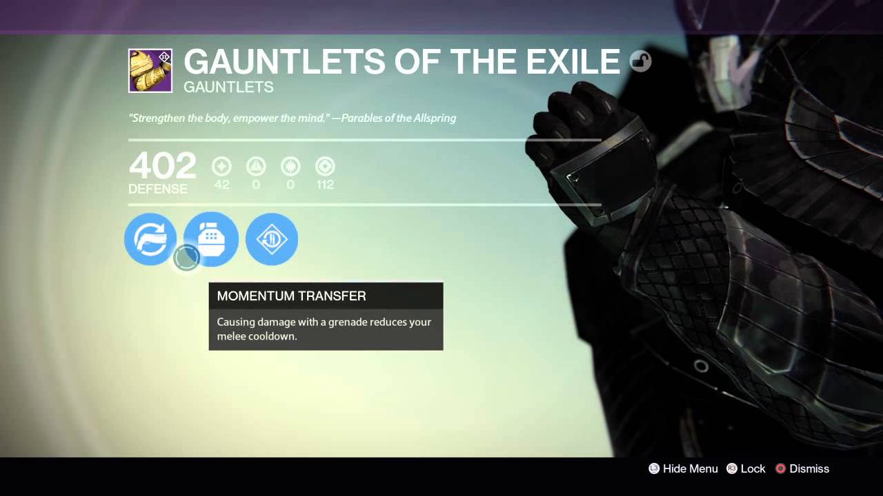 Destiny - Full Titan Trials of Osiris Armor