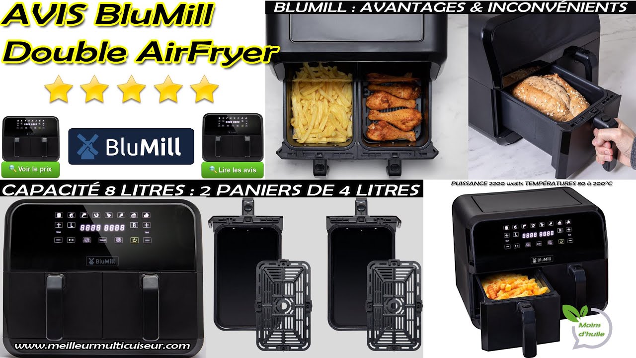 Friteuse sans huile ULTENIC AFW20 - Friteuse sans huile