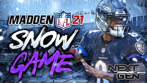 Madden 21 Next-Gen SNOW Gameplay!  Ravens vs Packers! [4K]