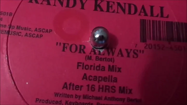 Randy Kendall - For Always (Florida Mix e Acapella)