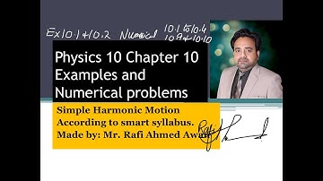physics class 10| chapter 10| smart syllabus | numerical problems 10.1-10.4,10.9,10.10| Example 1& 2