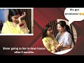 Sister leaving  after 2 months  got emotional  hardest goodbyes    vlogsvlogsindia