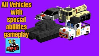 All vehicles with special abilities Gameplay - Smashy Road Wanted 2 screenshot 4