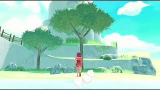 Apple on Ghibli stylized 3D Environment