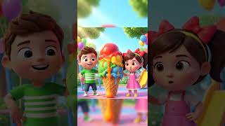 Learn Colors with Ice Cream 🍦 | Fun Kids Learning Song | Interactive Cartoon Video #kids #fun