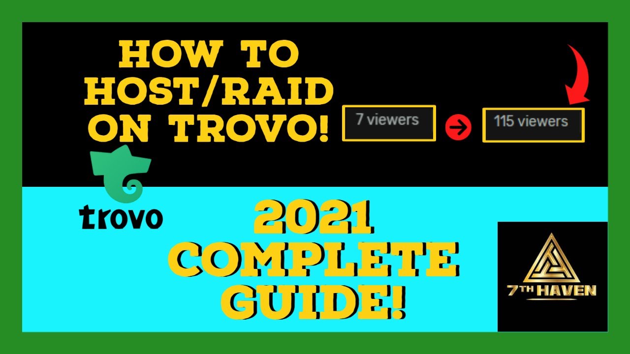 How To HOST/RAID on Trovo (Complete Guide)
