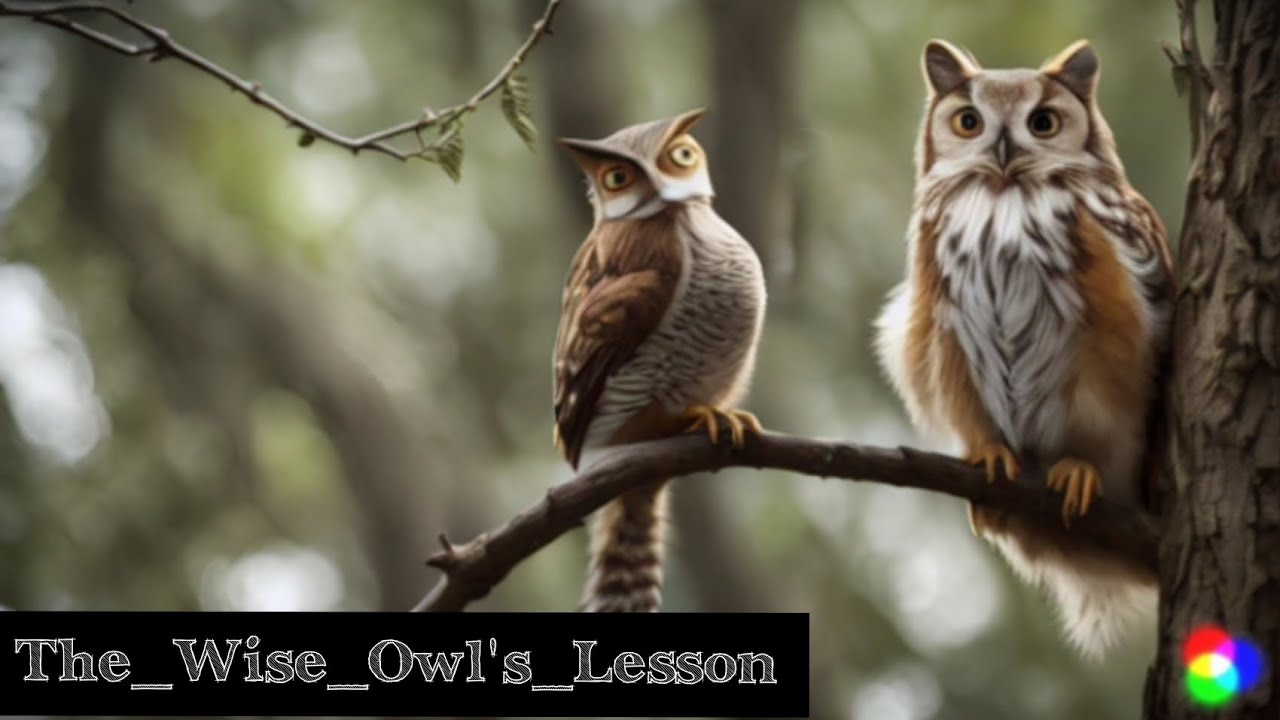 "The Wise Owl's Lesson - A Heartwarming 3D Animated Tale"