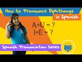 How to Pronounce Diphthongs in Spanish | Spanish Academy TV