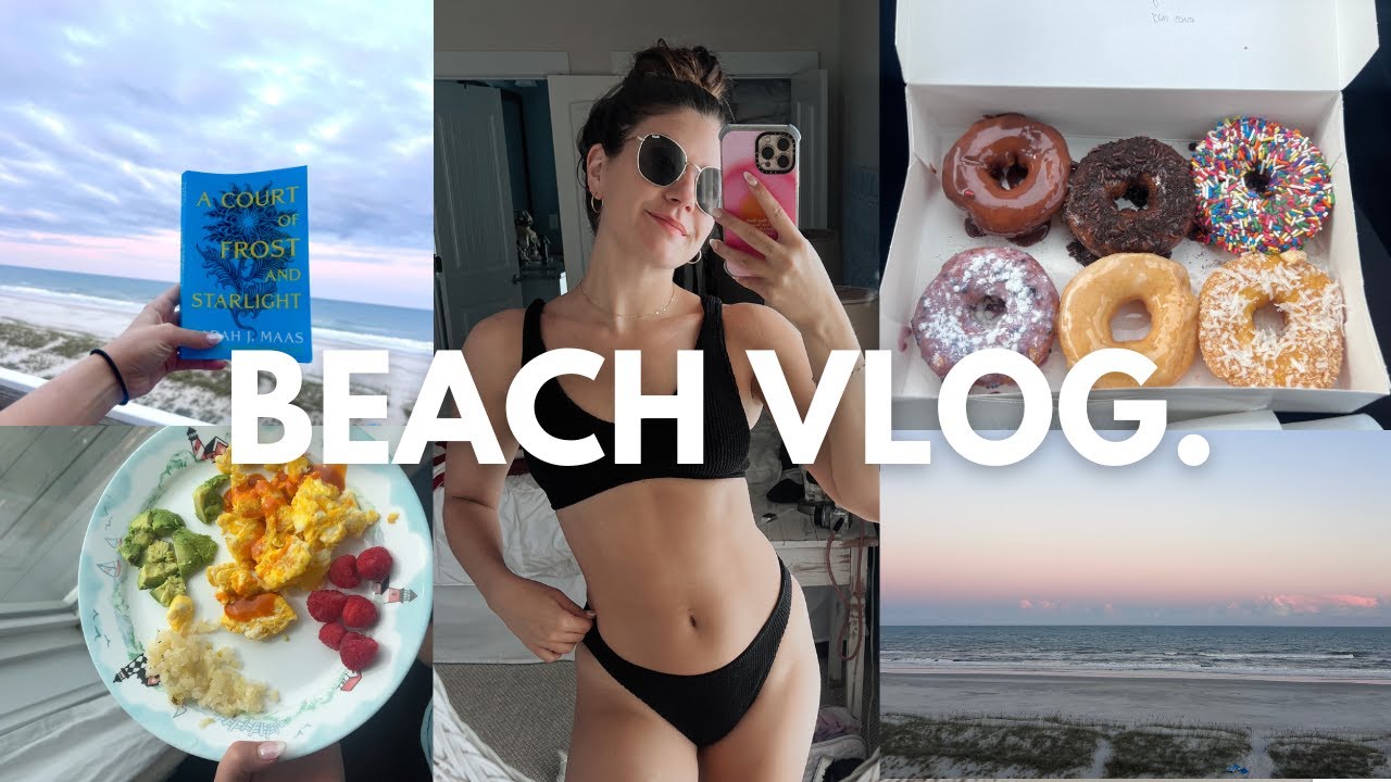 BEACH VLOG| Topsail beach NC, family time, yoga, thoughts on drinking