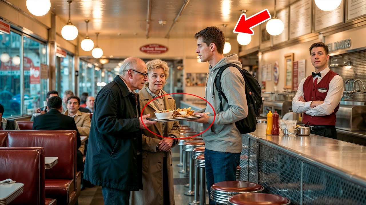 Парень Пожертвовал Своим Ужином Ради Пожилой Пары — На Следующий День Миллионер Постучал В Его Дверь