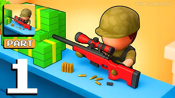 Ammo Nation: Gun Shop Tycoon - Gameplay Walkthrough Part 1 - Shooting Gear Manager (iOS, Android)