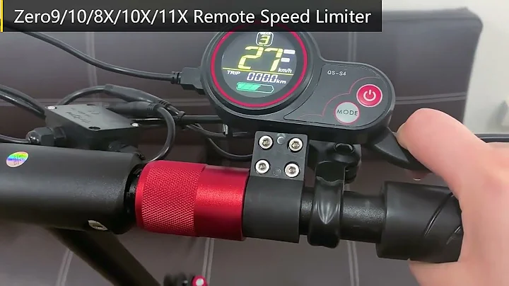 Speed Limiter for Zero 9 Zero 10 Zero 8X Zero 10X Zero 11X, Electric Scooter with QS-S4 LCD Throttle