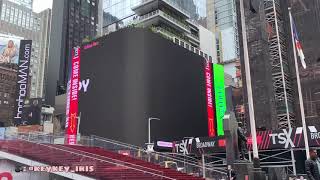 TREASURE BANG YEDAM Birthday Ad in Times Square 0507