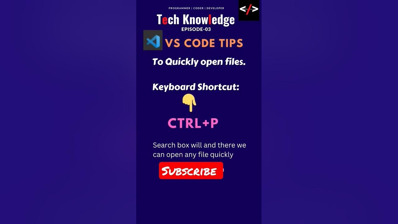 VS Code Tips | Vs Code Shortcut | #shorts #vscode - YouTube