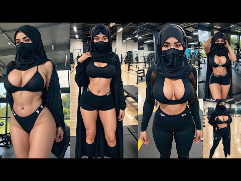 Gym Girls in Hijab [4K] AI Lookbook [PyxelAi]