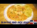 Seafood Asopao - Rice and Seafood Soup - Seafood Gumbo - Delicious and Super Easy