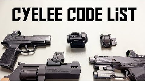 Cyelee Optic Code List