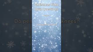 Xmas quiz question