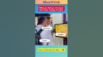 Developer VS Tester 🤣 #developer #softwaredeveloper #tester #coding #viral #funny #programmer