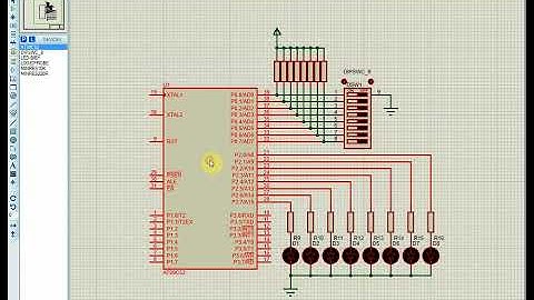 8051 I/O Port Programming using KEIL C with AT89S52