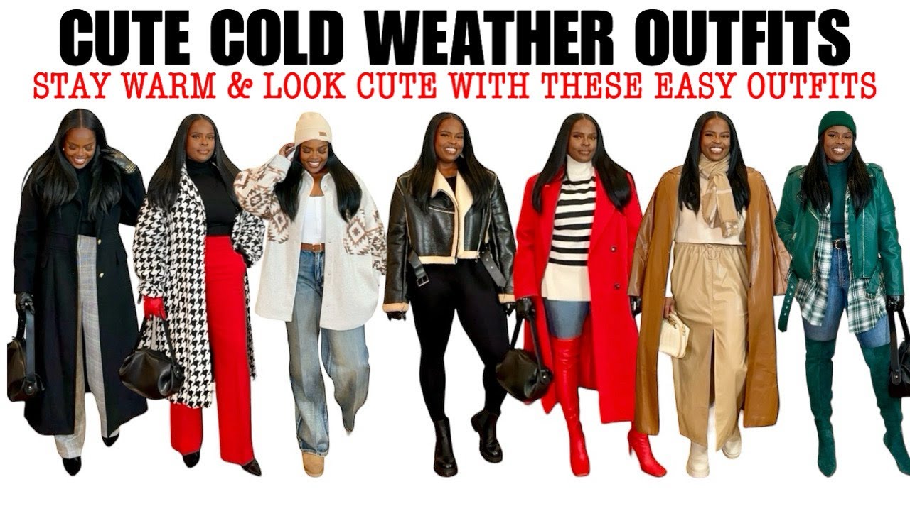 CUTE COLD WEATHER OUTFIT IDEAS  LOOK CUTE AND STAY WARM! 