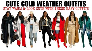 CUTE COLD WEATHER OUTFIT IDEAS | LOOK CUTE AND STAY WARM!