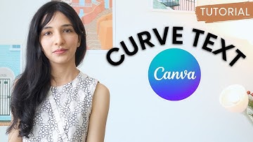 How to curve text using Canva/two ways/Canva Tutorial