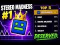 TOP 1 Stereo Madness Verifying #viral #geometrydash #funny