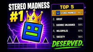 TOP 1 Stereo Madness Verifying #viral #geometrydash #funny