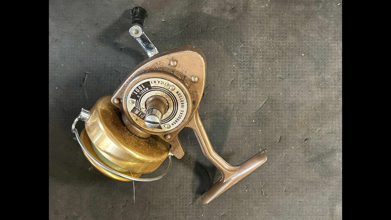 Как обслуживать и смазывать спиннинговую катушку Horrocks Ibbotson Hi Spin 1901-D (катушка Мартина)
