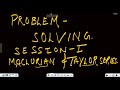 📘 Maclaurin Series Problem Solving | Expansion & Substitution Tricks | Engineering Mathematics