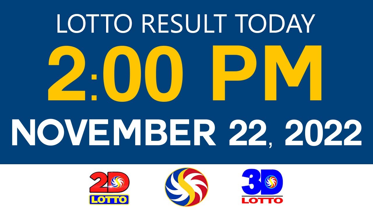 Lotto Results Today November 22 2022 2pm Ez2 Swertres 2D 3D 6D 6/42 6/49 6/58 PCSO