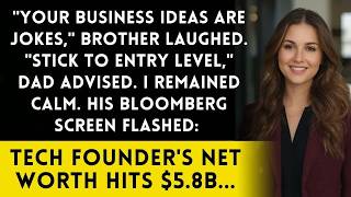 Family Dismissed My 800K Business Plan - Then Bloomberg Terminal Showed My Net Worth