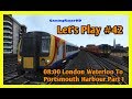 Train Simulator 2018 - Let's Play #42 - 08:00 Waterloo To Portsmouth Harbour Part 1 [1080p 60FPS]