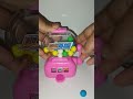 Pink gumball machine toy asmr