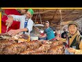 makanan jalanan yang paling jarang ditemui di Maghribi 🇲🇦kebab usus kambing di pasar Sabtu Marrakech