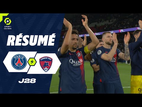 PARIS SAINT-GERMAIN - CLERMONT FOOT 63 (1 - 1) - Résumé - (PSG - CF63) / 2023-2024