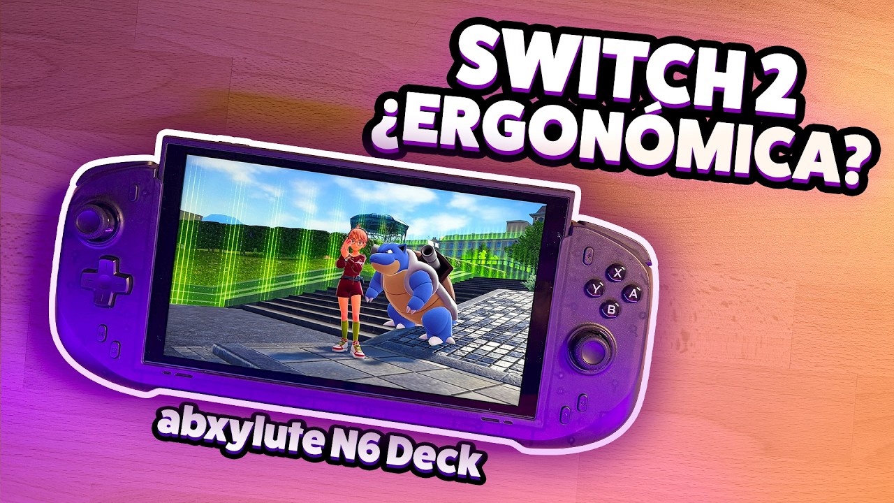 ¿Se te cansan las manos con los Joy-Con de Switch 2? Mejora su ergonomía al estilo Steam Deck 😁