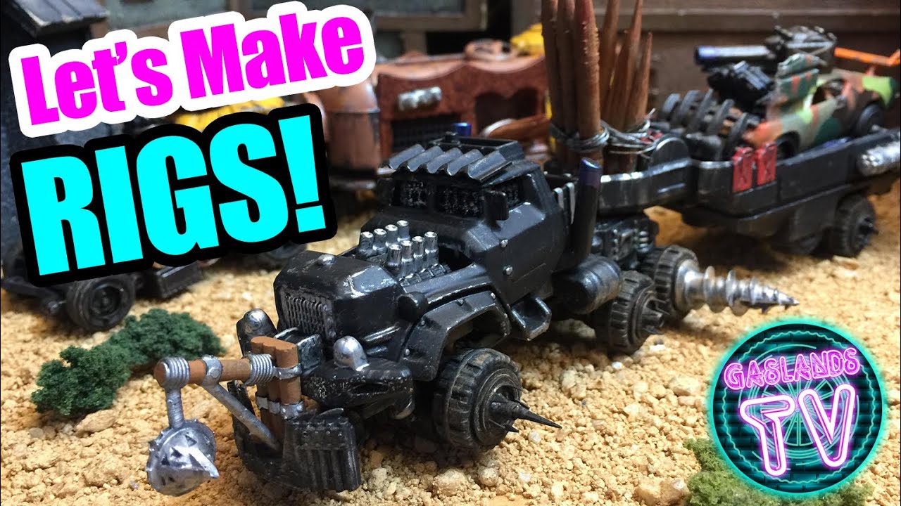 Gaslands TV - Let's Make 2 Easy War Rigs! - YouTube